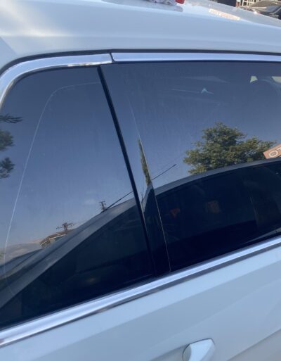 Volkswagen Golf 7 / 7.5 Arka Kelebek Cam Direk Kaplama | Fitil Deformasyonu Çözümü | Piano Black | 2013-2020 - Görsel 4